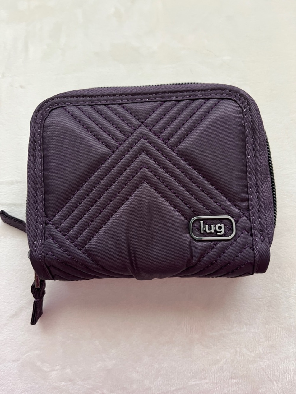 LUG - NWOT - Splits 2 Compact RFID Wallet in Plum